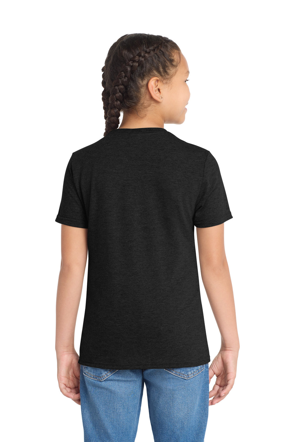 Allmade Youth Tri-Blend Tee AL207 - Space Black - back