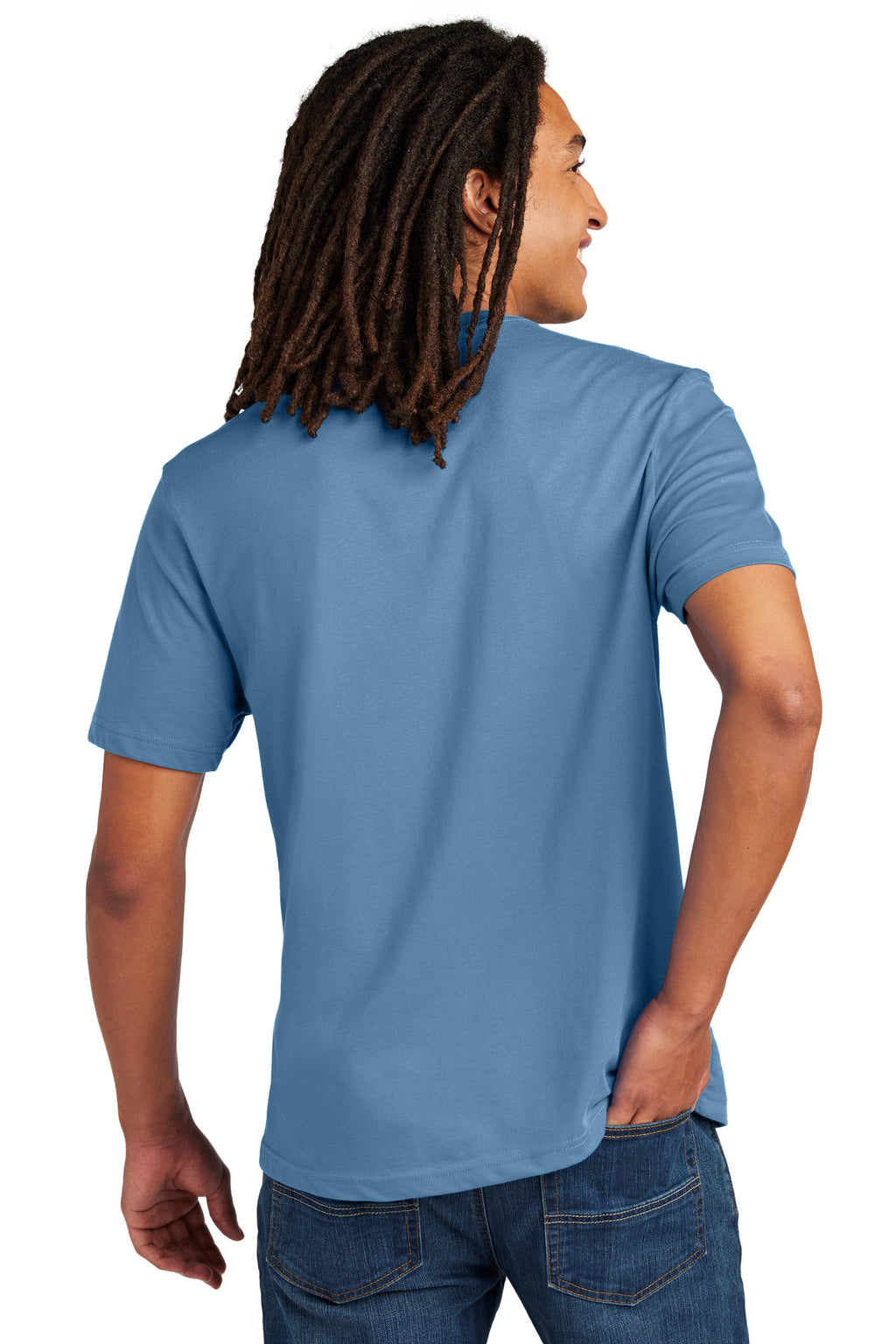 Allmade Unisex Heavyweight Recycled Cotton Tee AL3000 - Arctic Blue - back