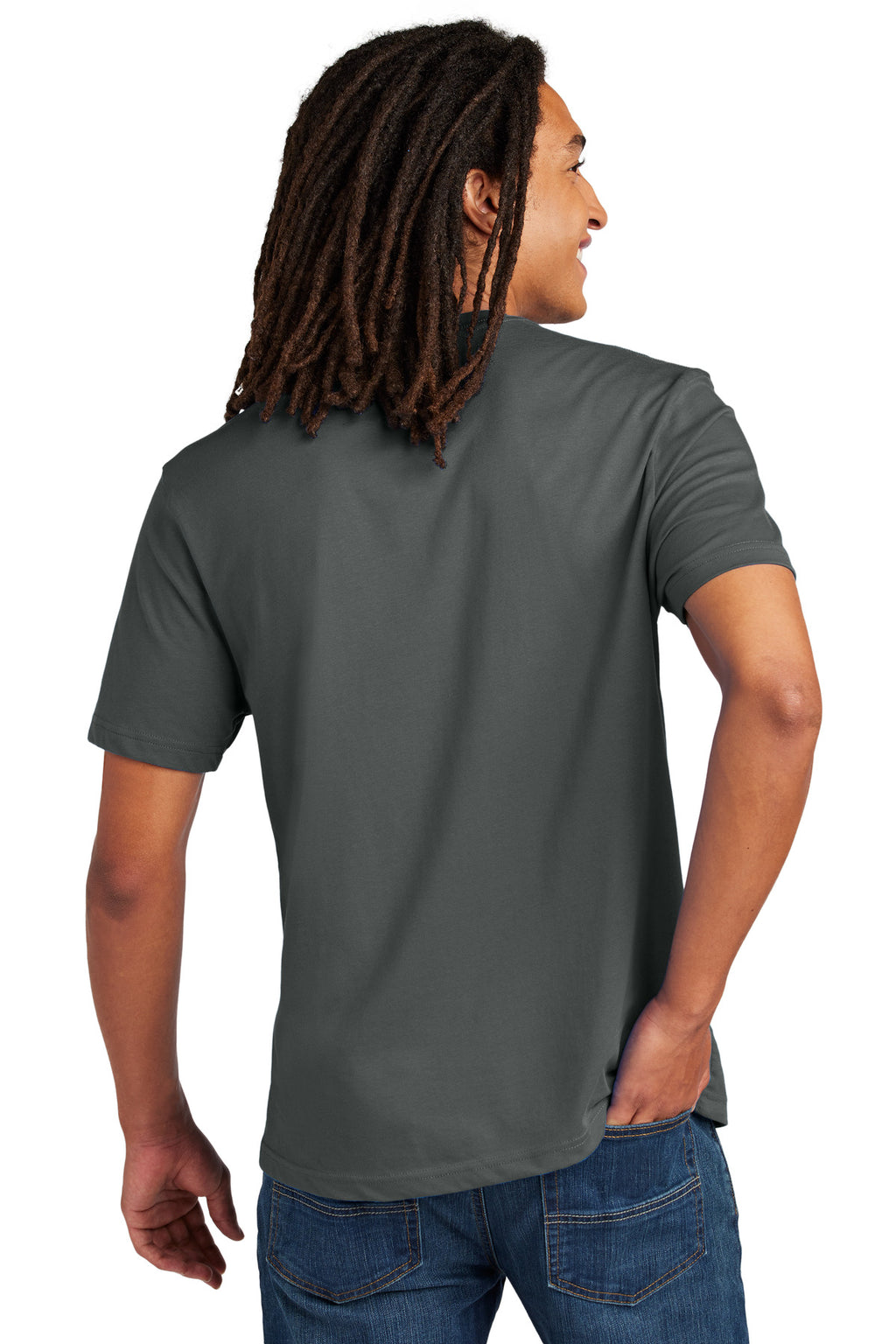 Allmade Unisex Heavyweight Recycled Cotton Tee AL3000 - Ash Grey - back