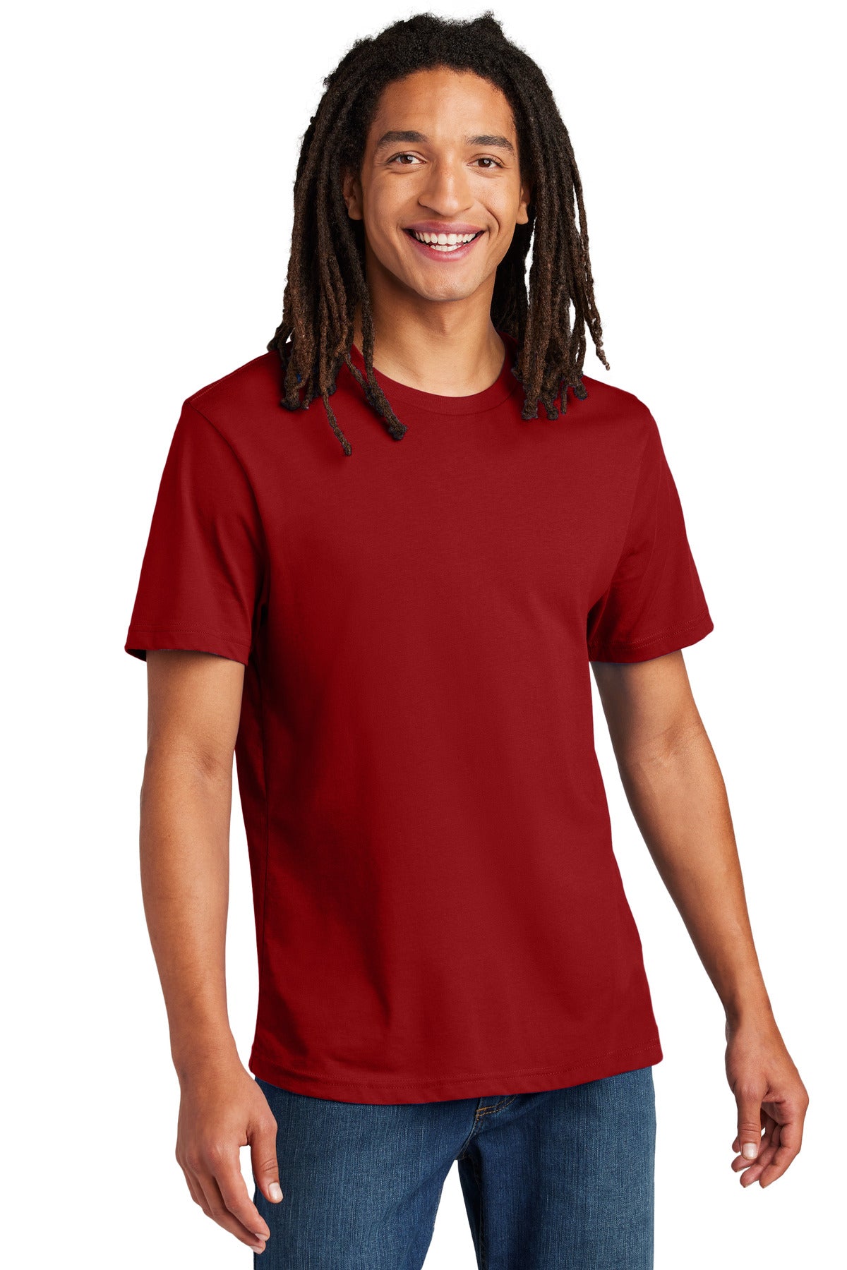 Allmade Unisex Heavyweight Recycled Cotton Tee AL3000 - Beet Red - front