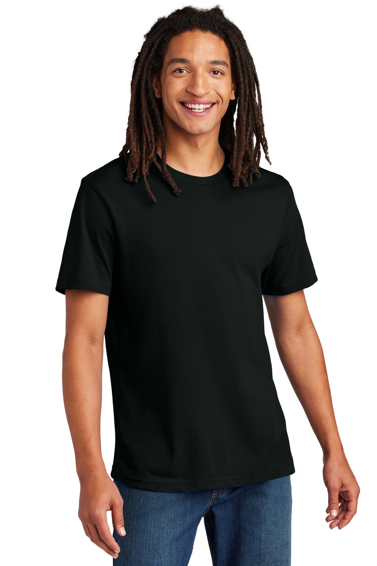 Allmade Unisex Heavyweight Recycled Cotton Tee AL3000 - Deep Black - front
