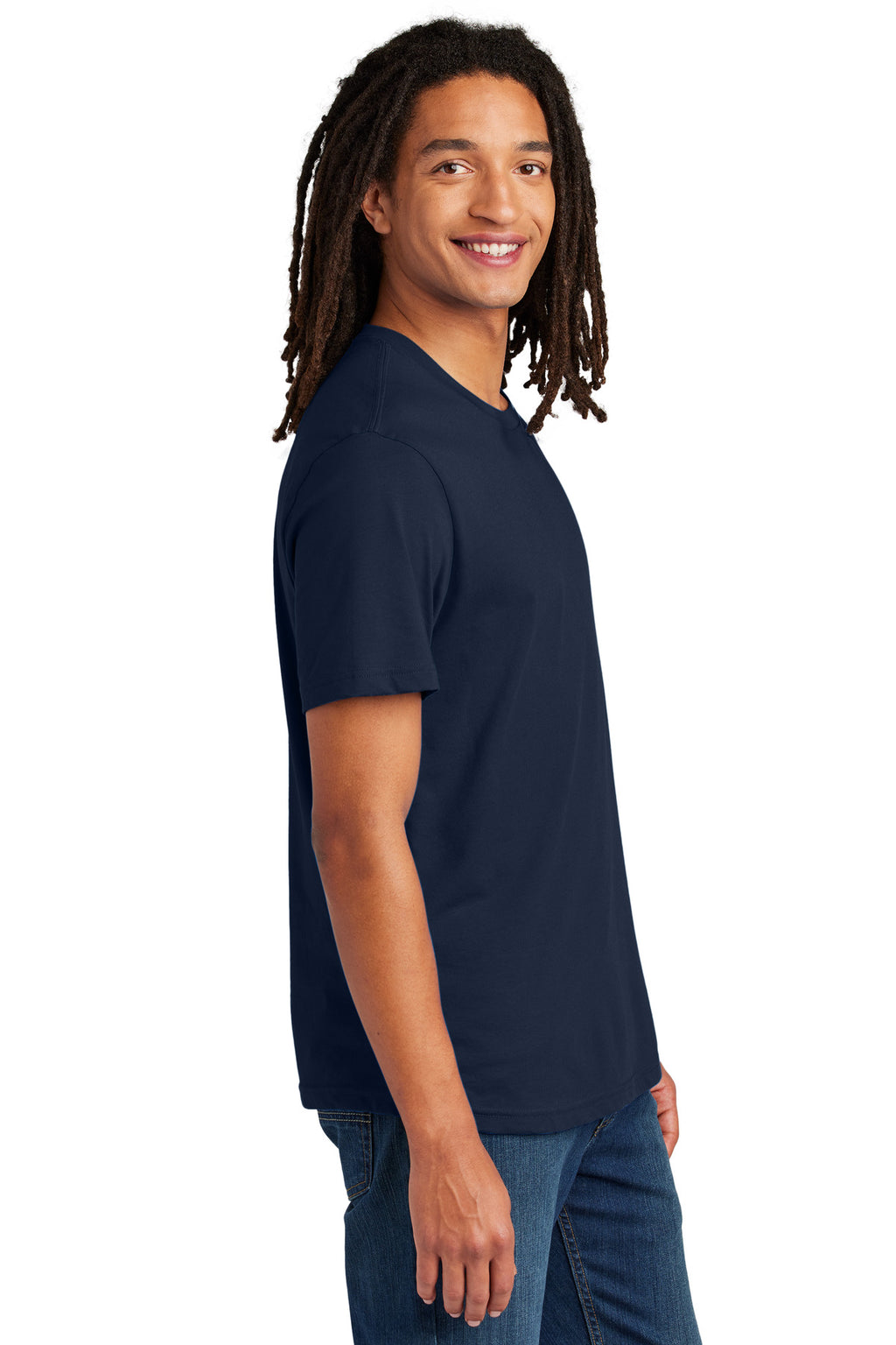 Allmade Unisex Heavyweight Recycled Cotton Tee AL3000 - Night Sky Navy - side