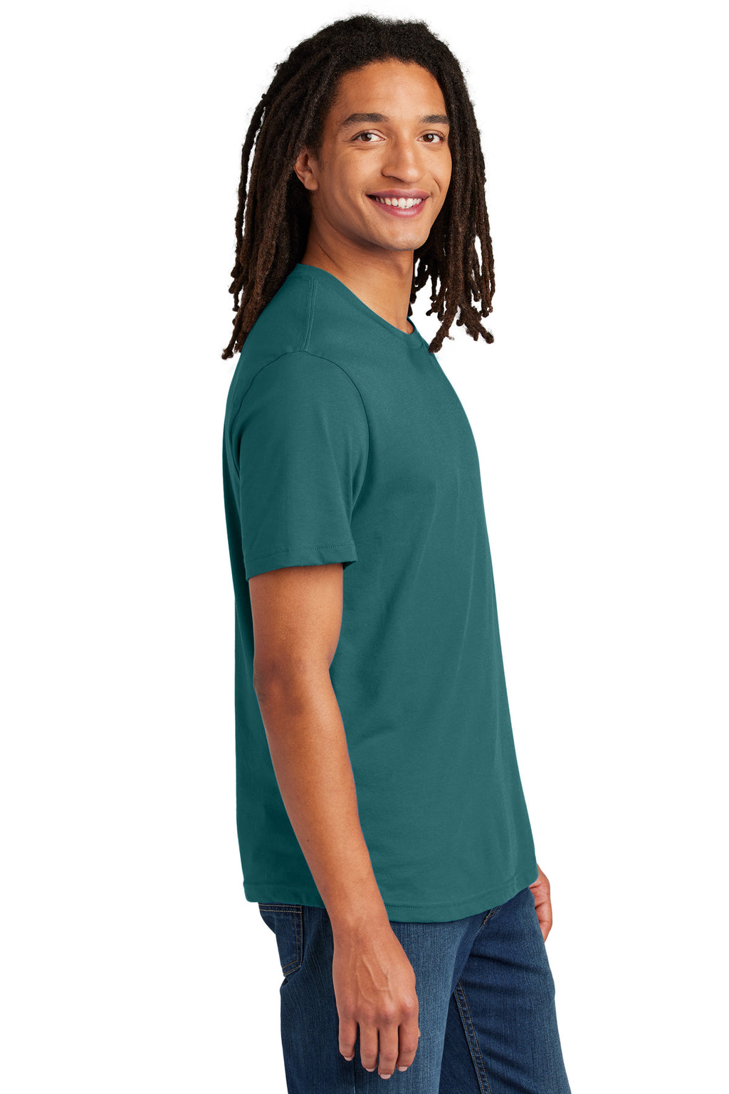 Allmade Unisex Heavyweight Recycled Cotton Tee AL3000 - Oceanic Teal - side