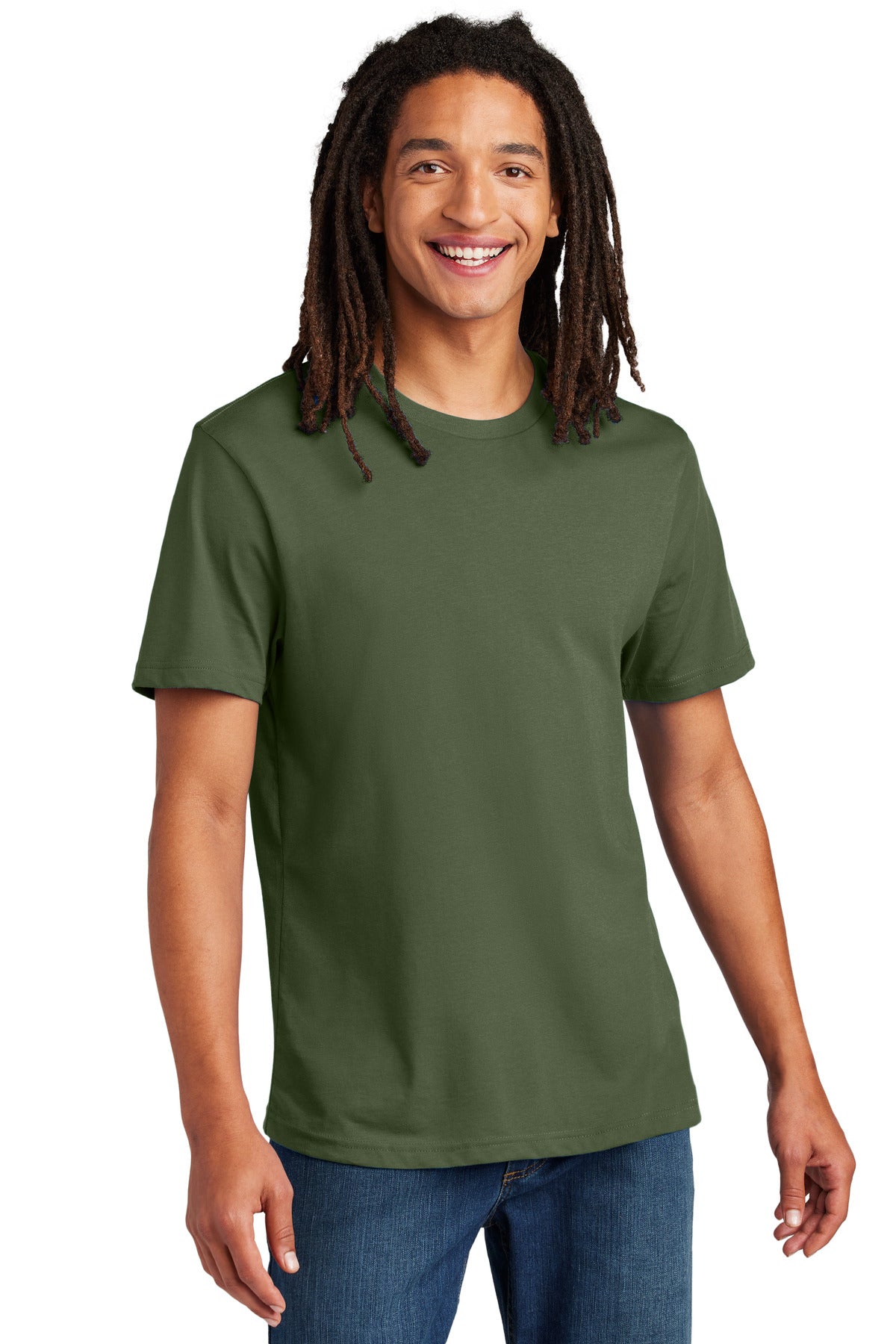 Allmade Unisex Heavyweight Recycled Cotton Tee AL3000 - Olive You Green - front