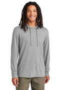 Allmade Unisex Tri-Blend Hoodie Tee AL6003 - Aluminum Grey - front
