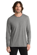 Allmade Unisex Tri-Blend Long Sleeve Tee AL6004 - Aluminum Grey - front