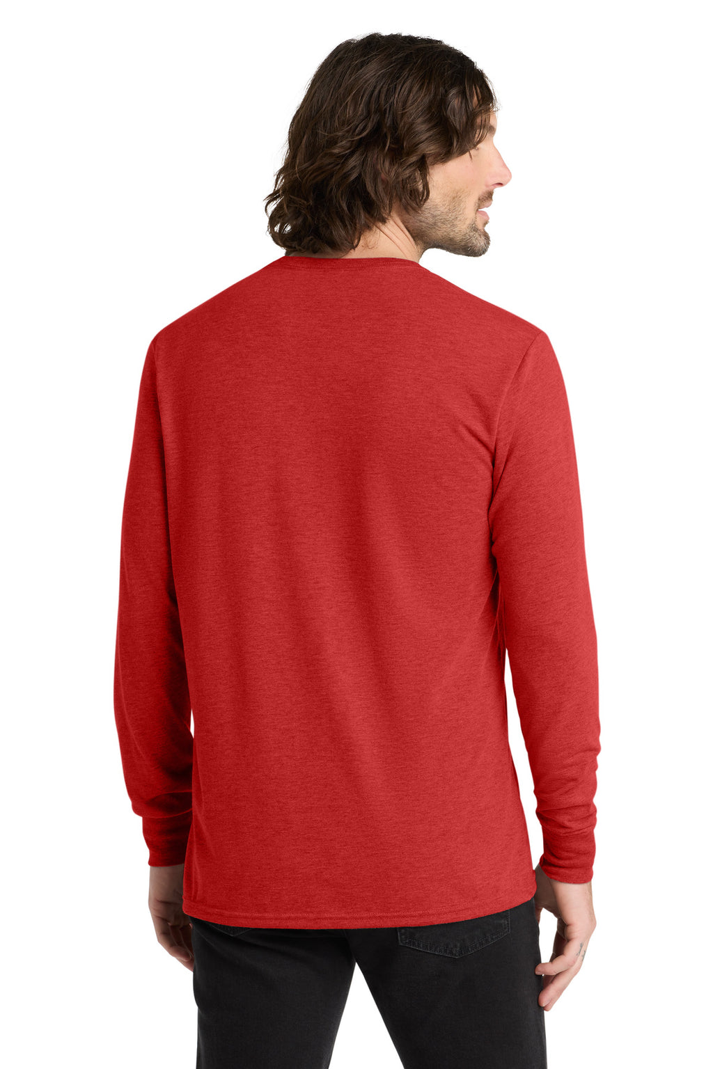 Allmade Unisex Tri-Blend Long Sleeve Tee AL6004 - Rise Up Red - back