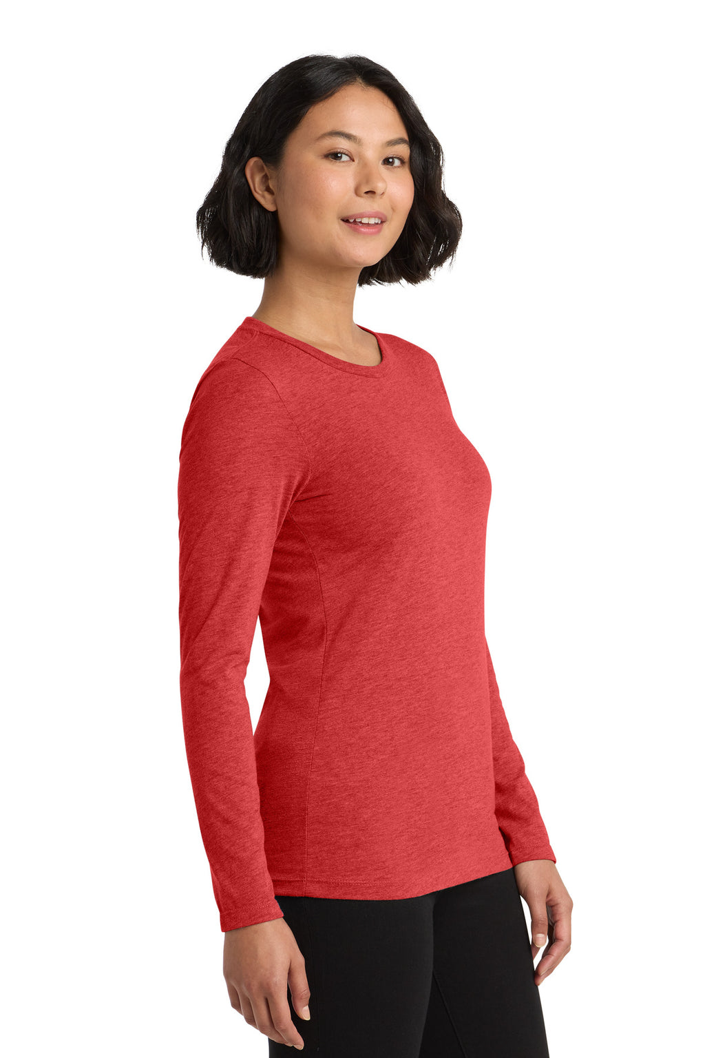 Allmade Women's Tri-Blend Long Sleeve Tee AL6008 - Rise Up Red - side