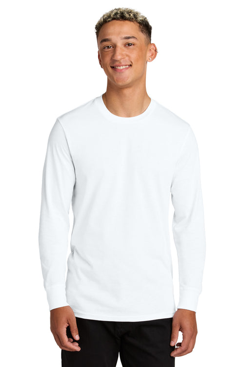 Allmade Unisex Long Sleeve Organic Cotton Tee AL6104 - Bright White - front