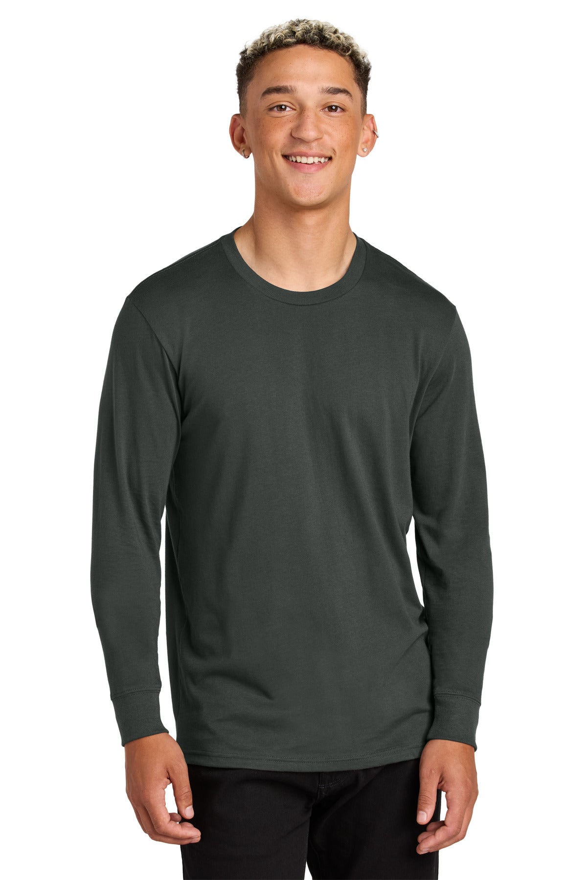Allmade Unisex Long Sleeve Organic Cotton Tee AL6104 - Terrain Grey - front
