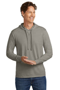 Allmade Unisex Mineral Dye Organic Cotton Hoodie Tee AL6305 - Driftwood Grey - front