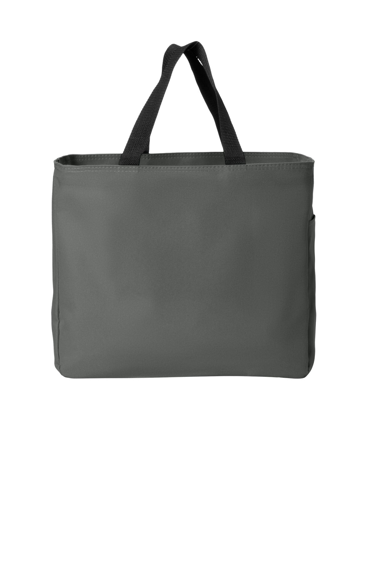 Port Authority - Essential Tote. B0750 - Charcoal - back