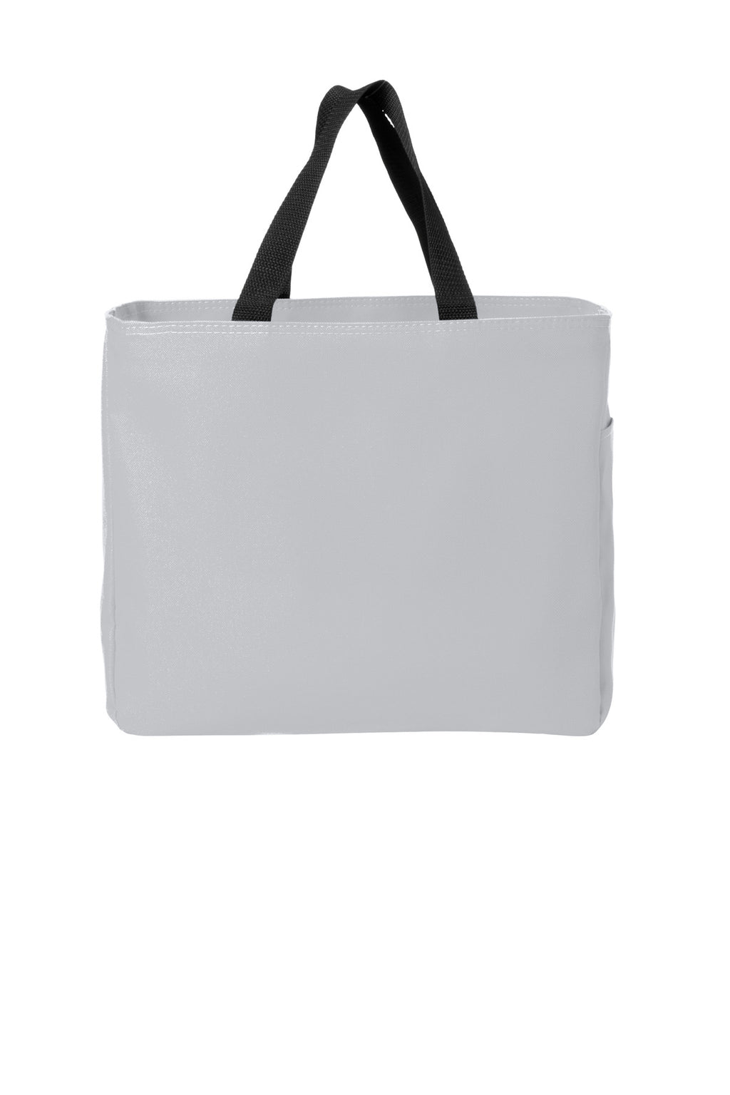 Port Authority - Essential Tote. B0750 - Chrome - back