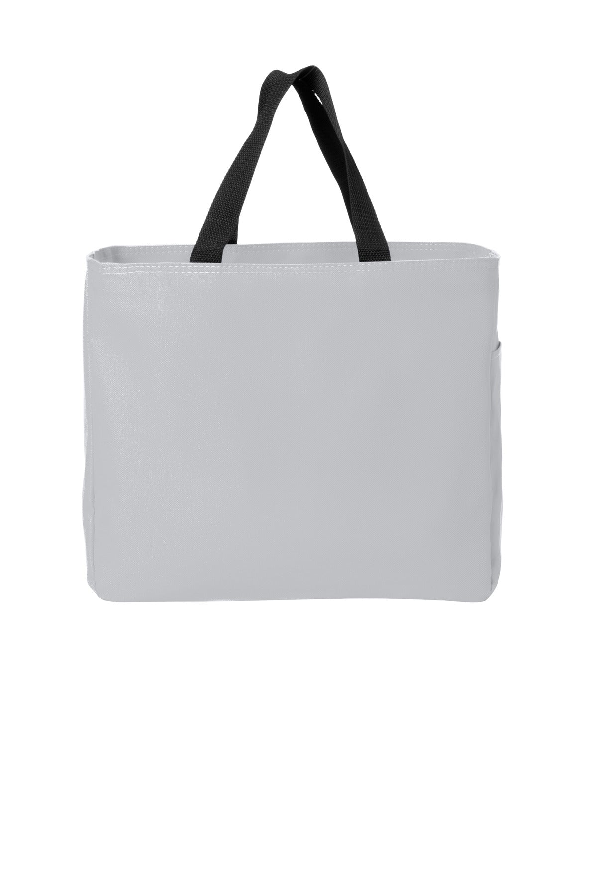 Port Authority - Essential Tote. B0750 - Chrome - back