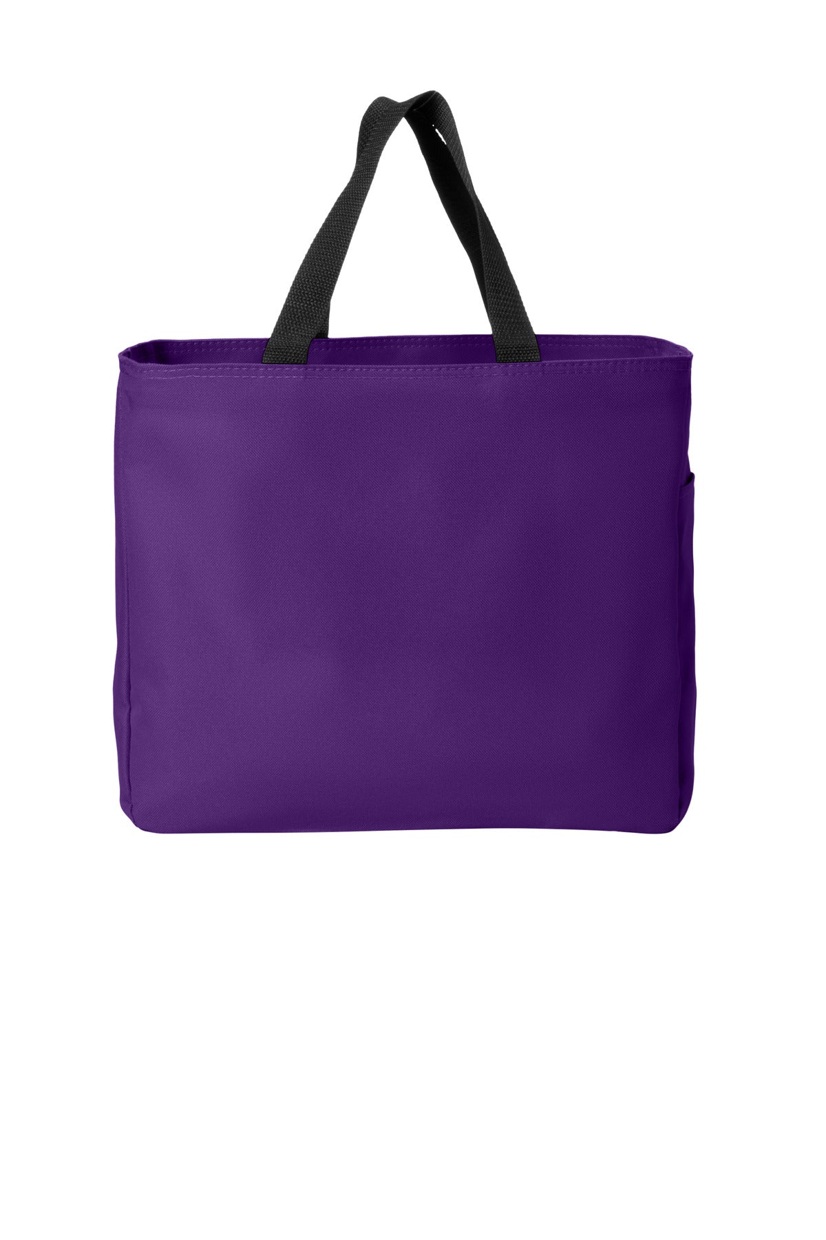 Port Authority - Essential Tote. B0750 - Purple - back