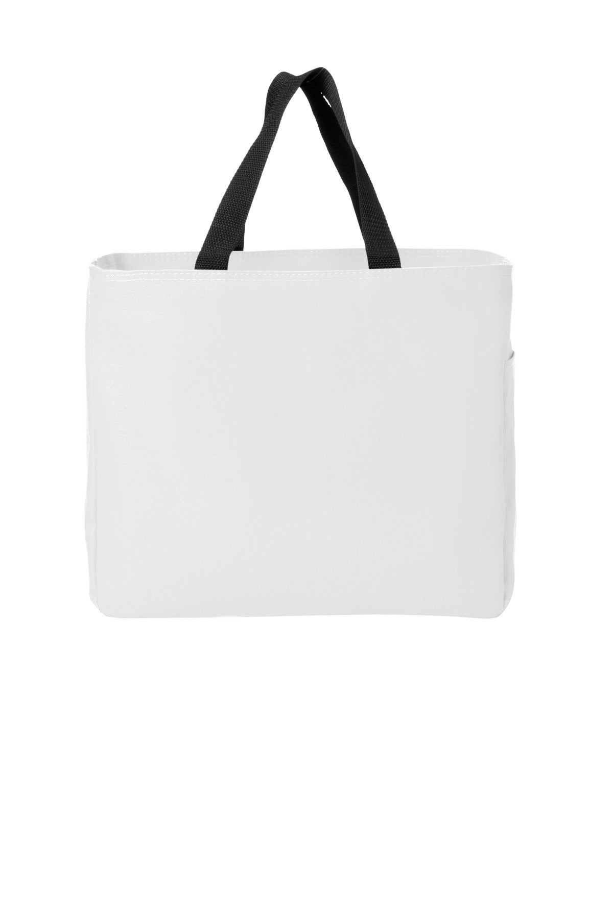 Port Authority - Essential Tote. B0750 - White - back