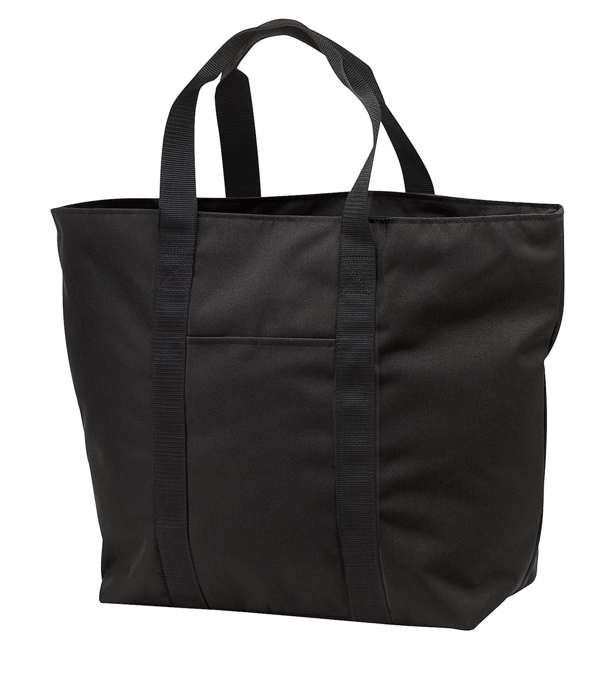 Port Authority All-Purpose Tote. B5000 - Black/ Black - front