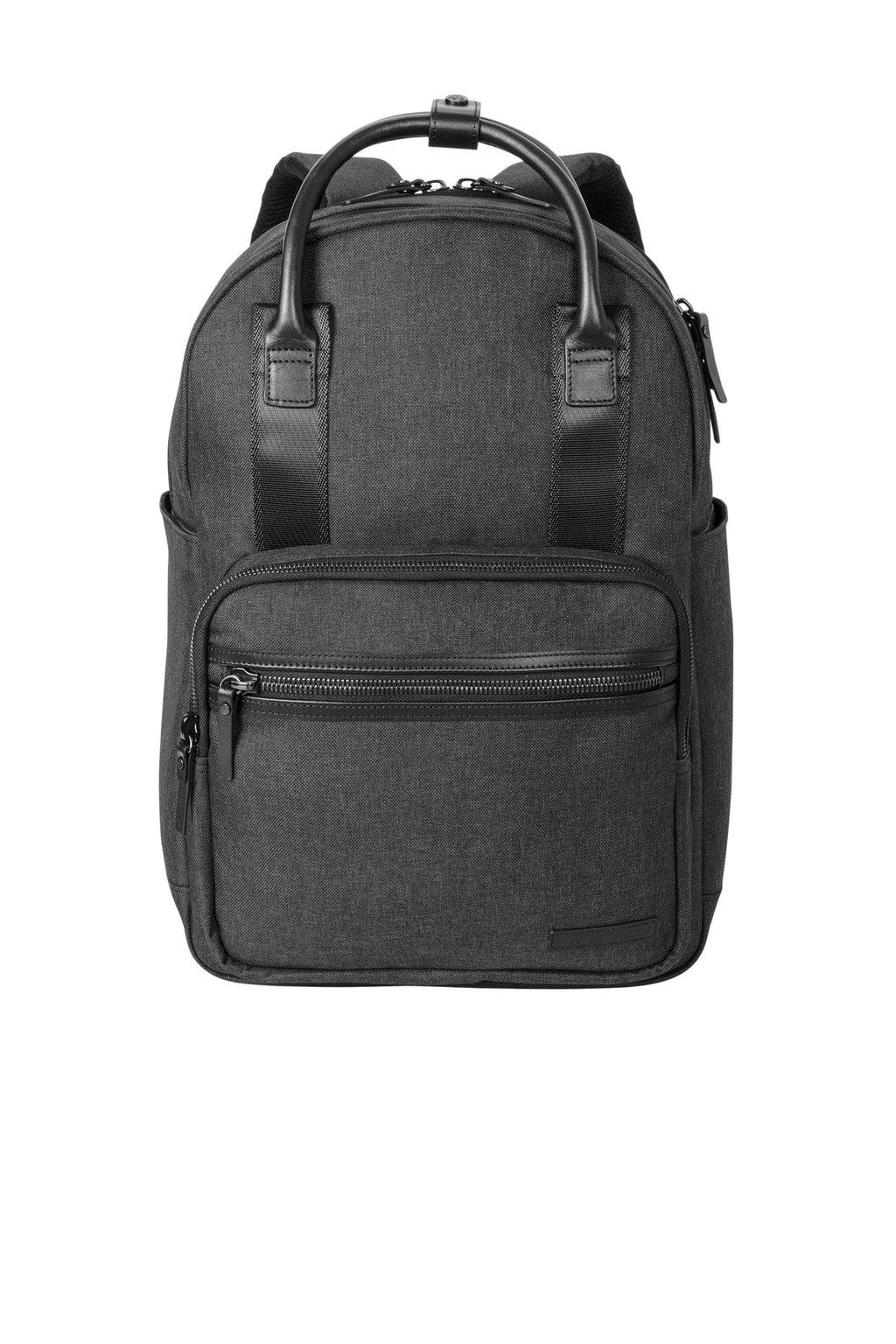 Brooks Brothers Grant Dual-Handle Backpack BB18821 - Heather Grey - front