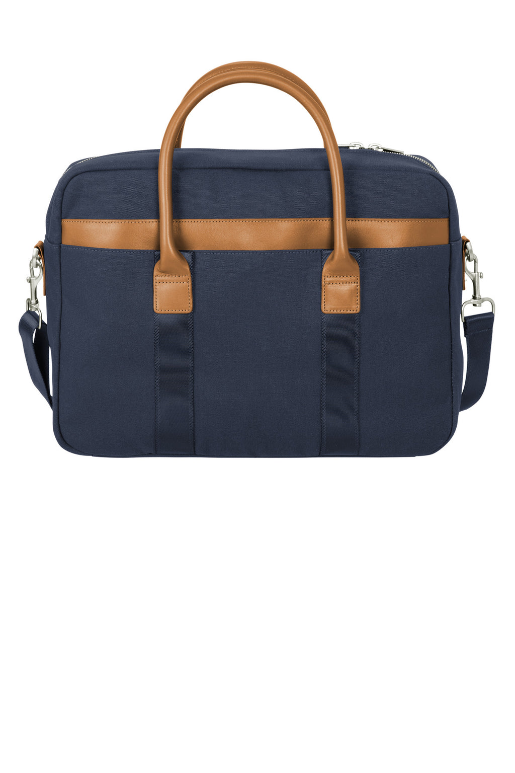 Brooks Brothers Wells Briefcase BB18830 - Navy Blazer - back