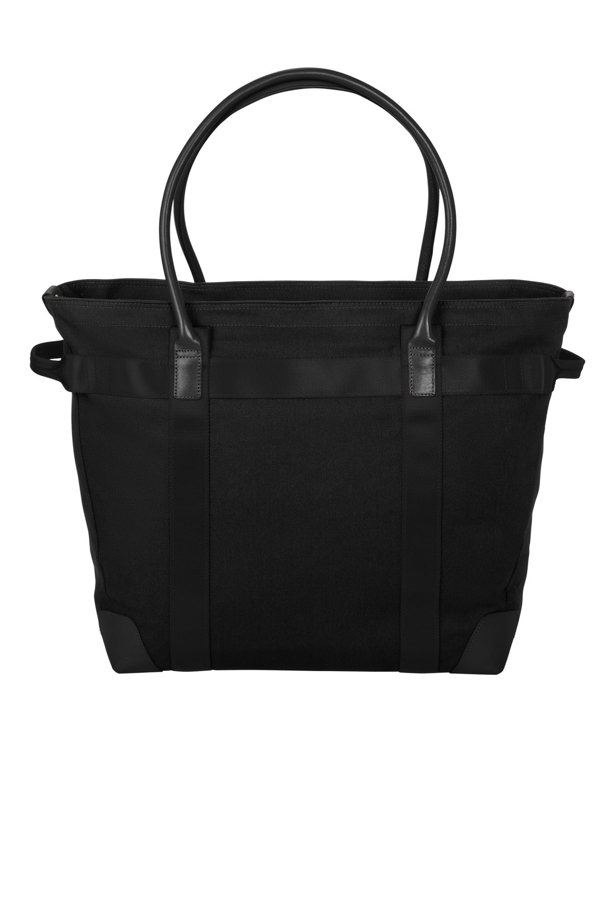 Brooks Brothers Wells Laptop Tote BB18840 - Black - back