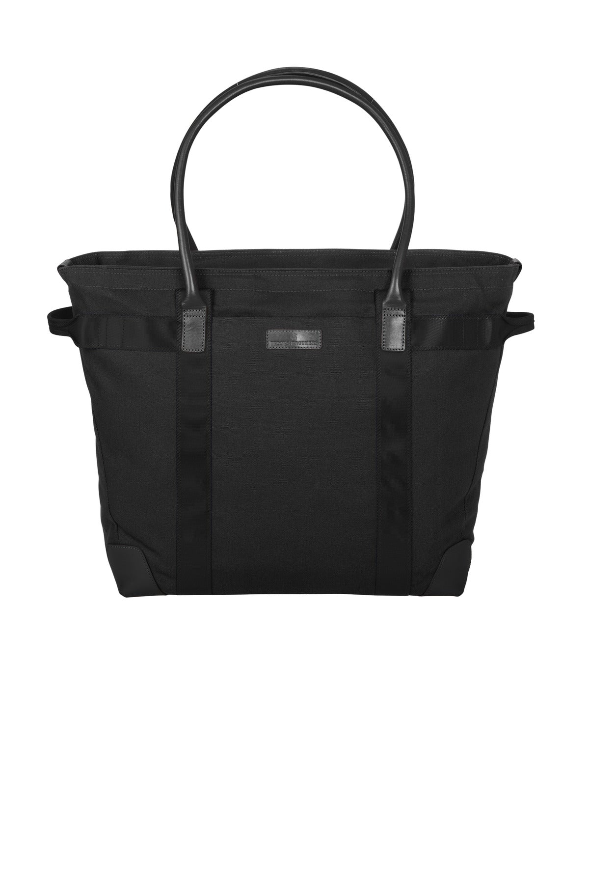 Brooks Brothers Wells Laptop Tote BB18840 - Black - front