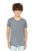 BELLA+CANVAS Youth Heather CVC Tee BC3001YCVC - Athletic Heather - front