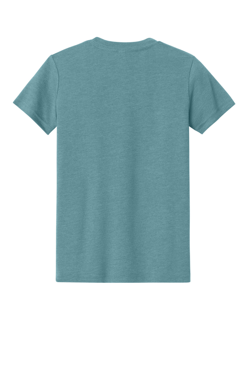 BELLA+CANVAS Youth Heather CVC Tee BC3001YCVC - Heather Blue Lagoon - back