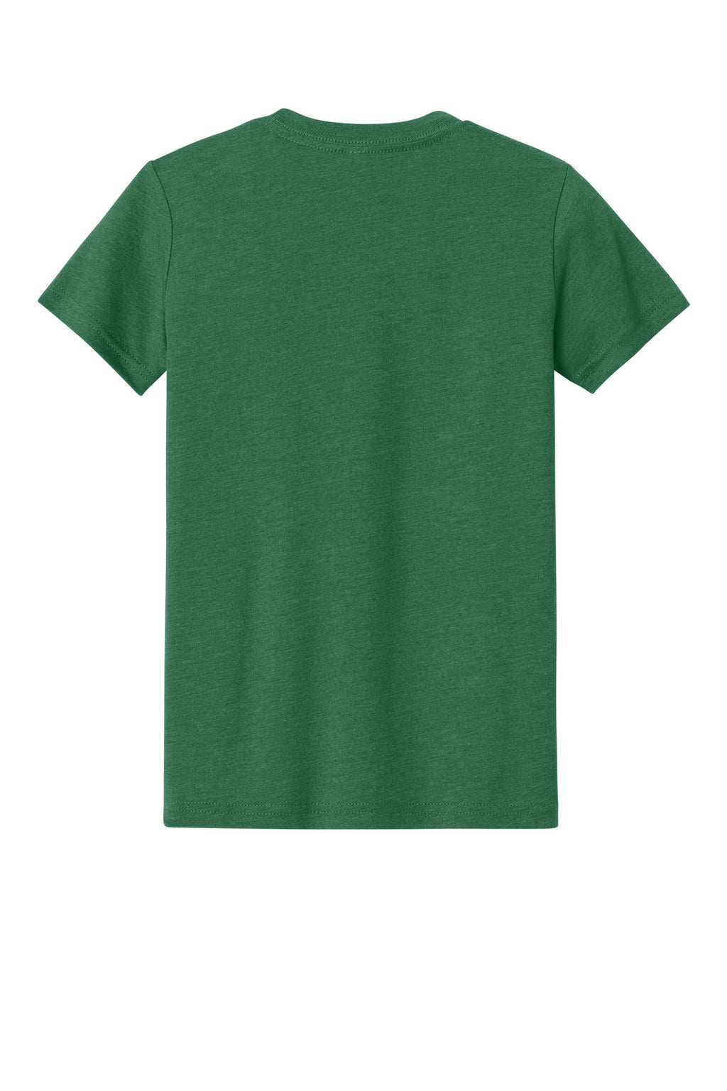 BELLA+CANVAS Youth Heather CVC Tee BC3001YCVC - Heather Grass Green - back