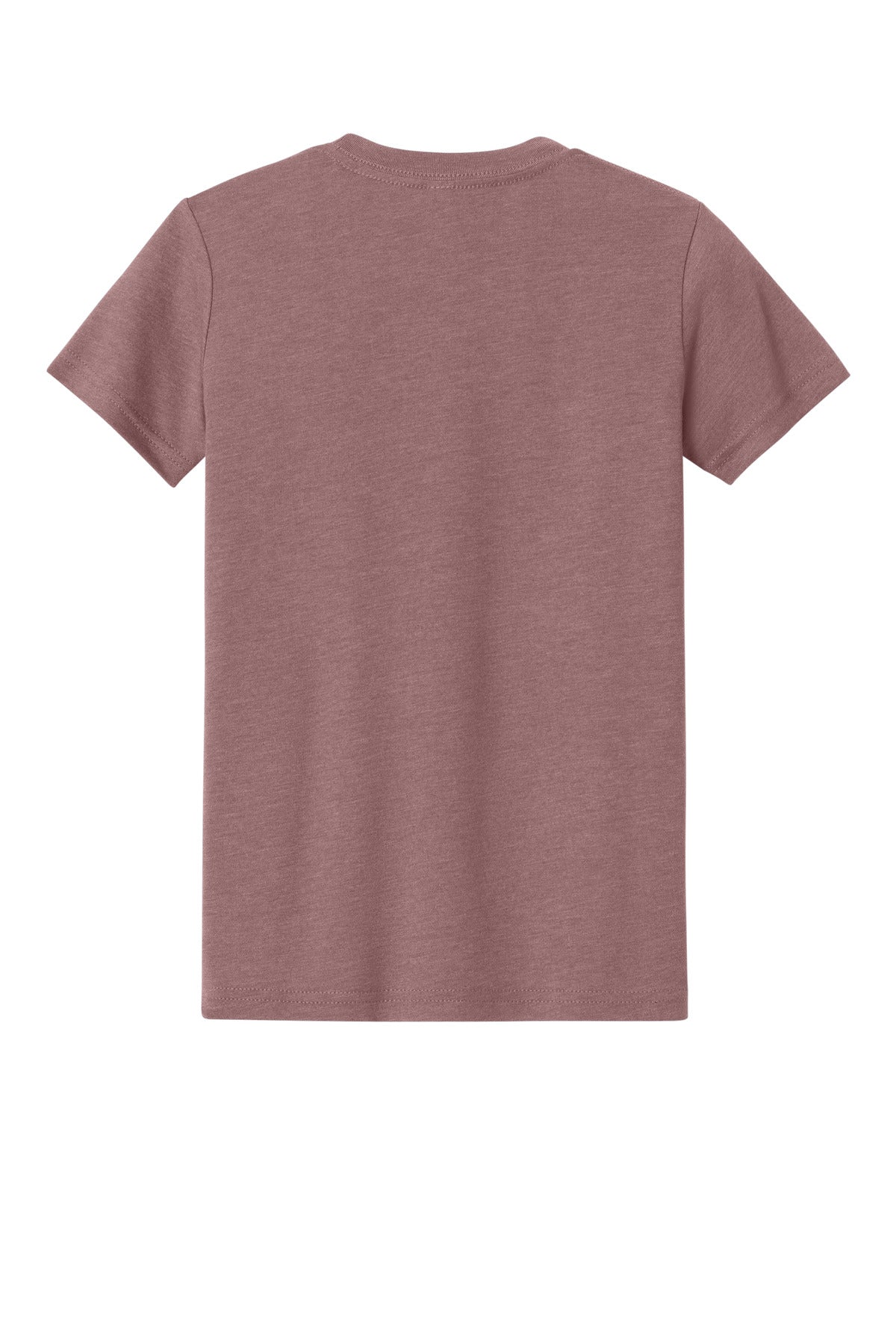 BELLA+CANVAS Youth Heather CVC Tee BC3001YCVC - Heather Mauve - back