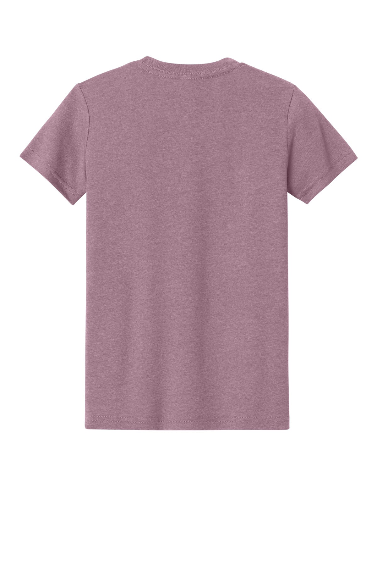 BELLA+CANVAS Youth Heather CVC Tee BC3001YCVC - Heather Orchid - back