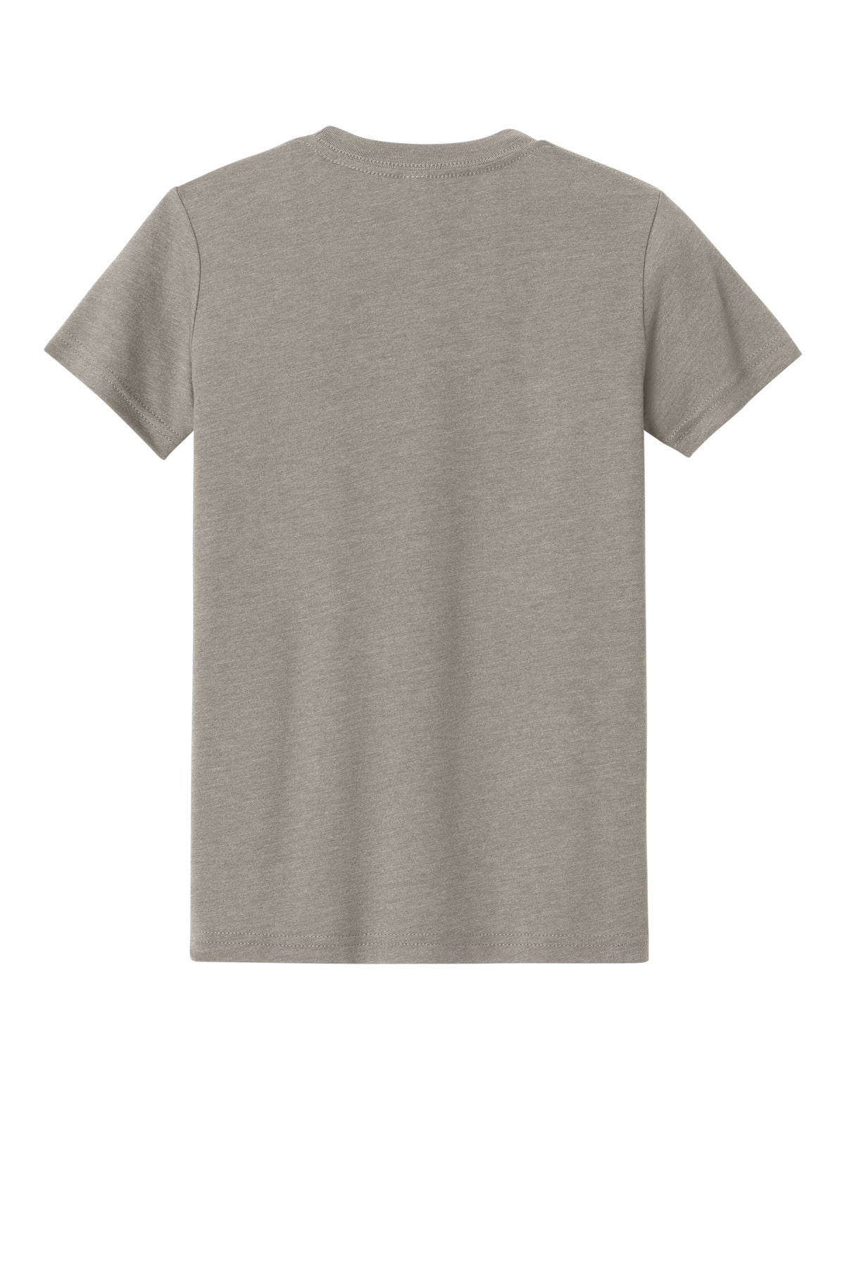BELLA+CANVAS Youth Heather CVC Tee BC3001YCVC - Heather Stone - back