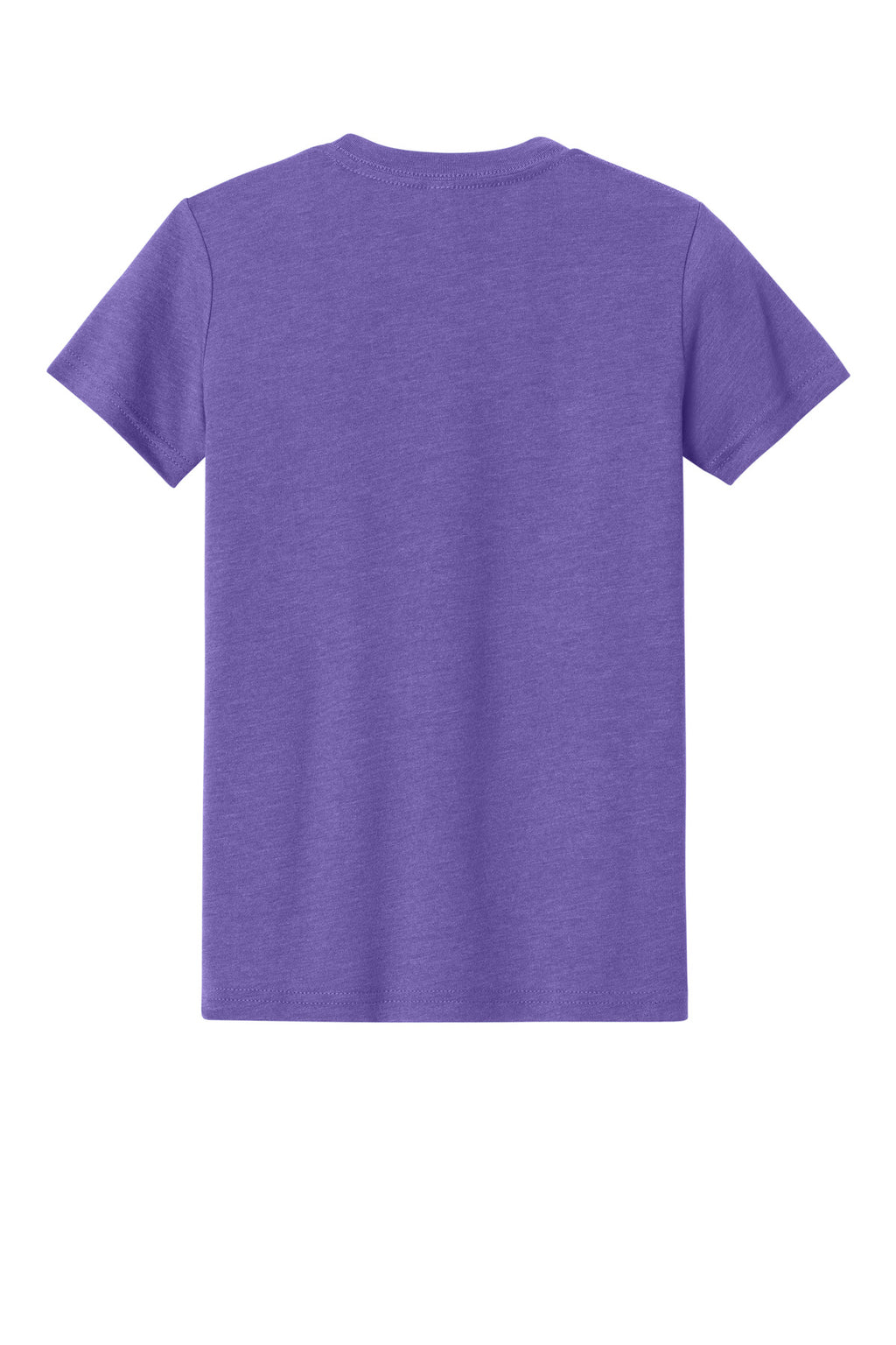 BELLA+CANVAS Youth Heather CVC Tee BC3001YCVC - Heather Team Purple - back