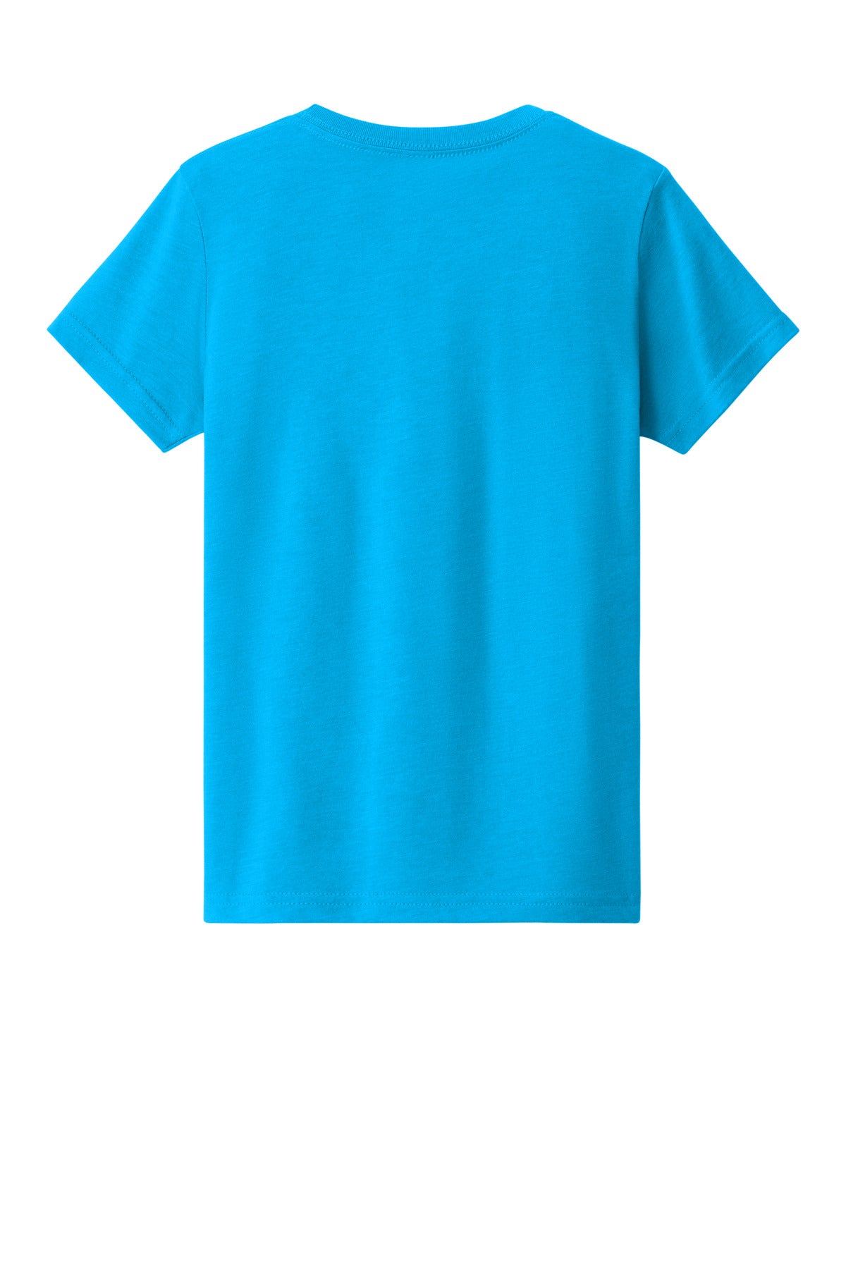 BELLA+CANVAS Youth Heather CVC Tee BC3001YCVC - Neon Blue - back