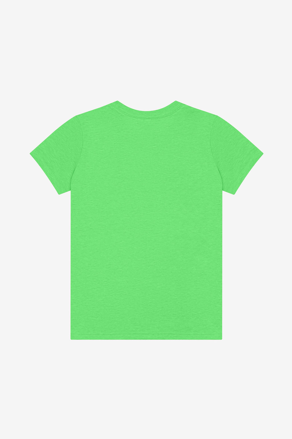 BELLA+CANVAS Youth Heather CVC Tee BC3001YCVC - Neon Green - back