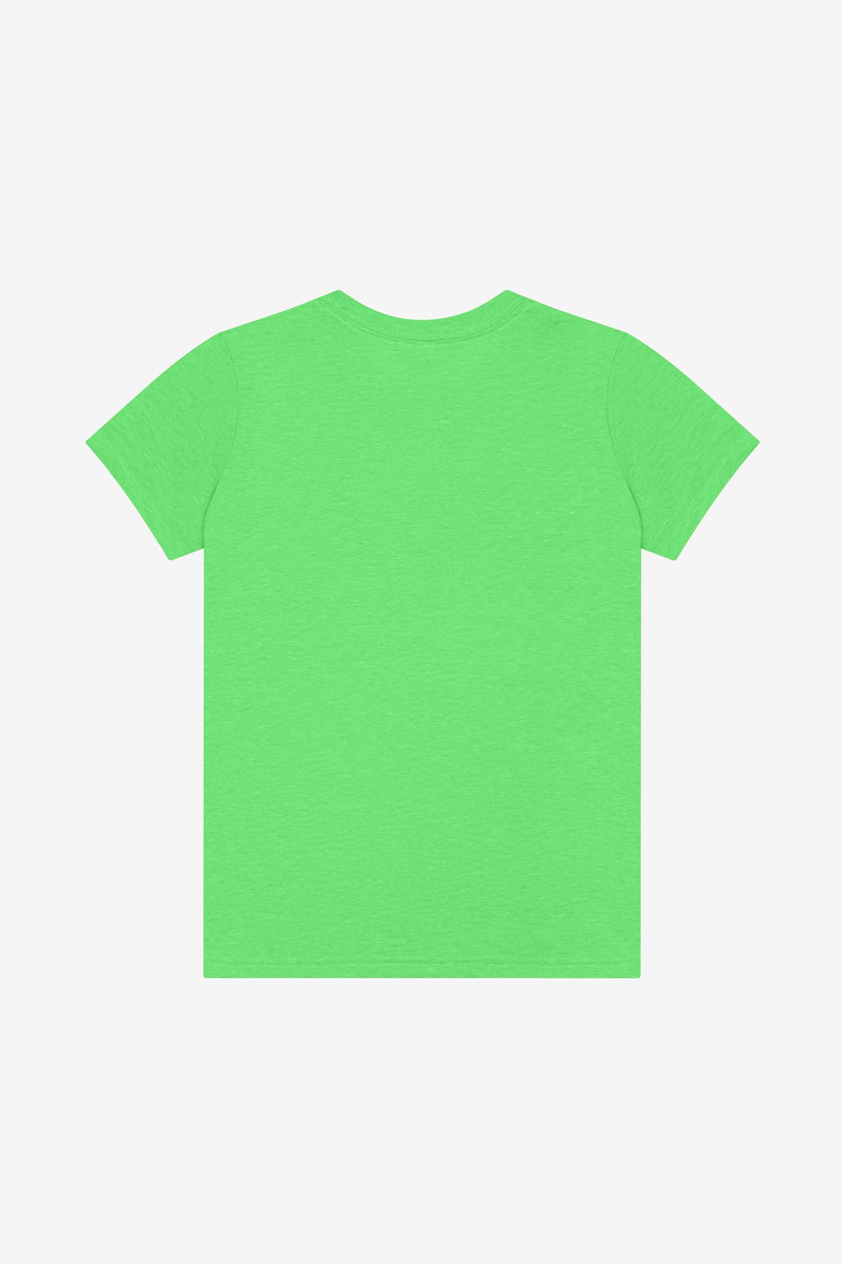 BELLA+CANVAS Youth Heather CVC Tee BC3001YCVC - Neon Green - back