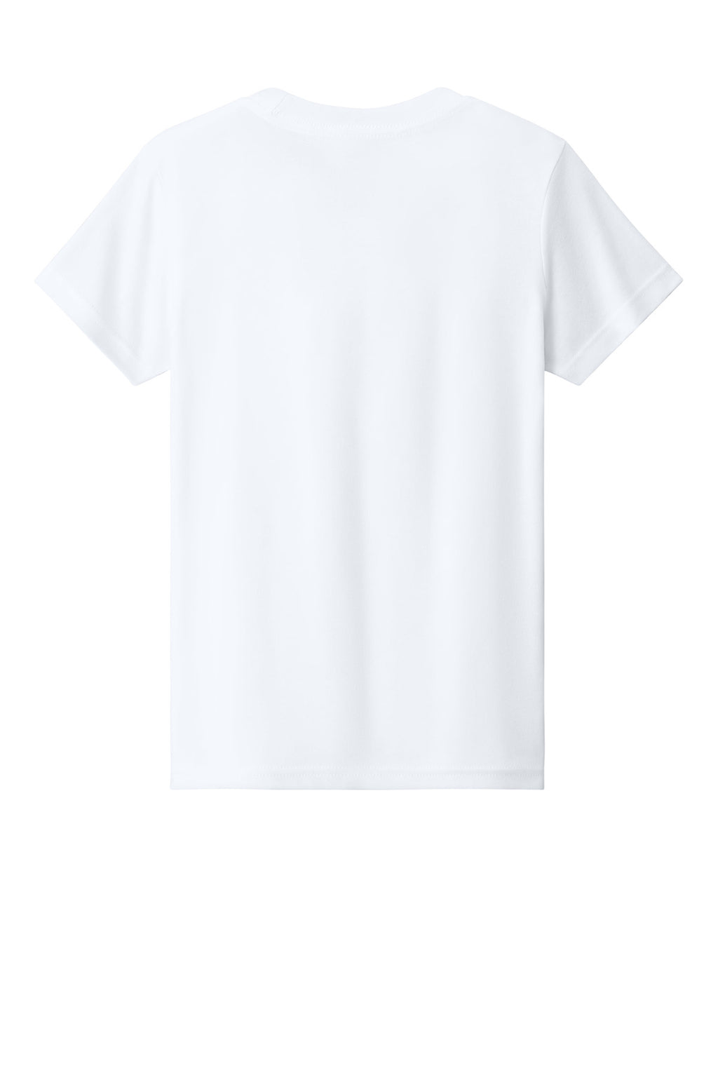 BELLA+CANVAS Youth Heather CVC Tee BC3001YCVC - Solid White Blend - back
