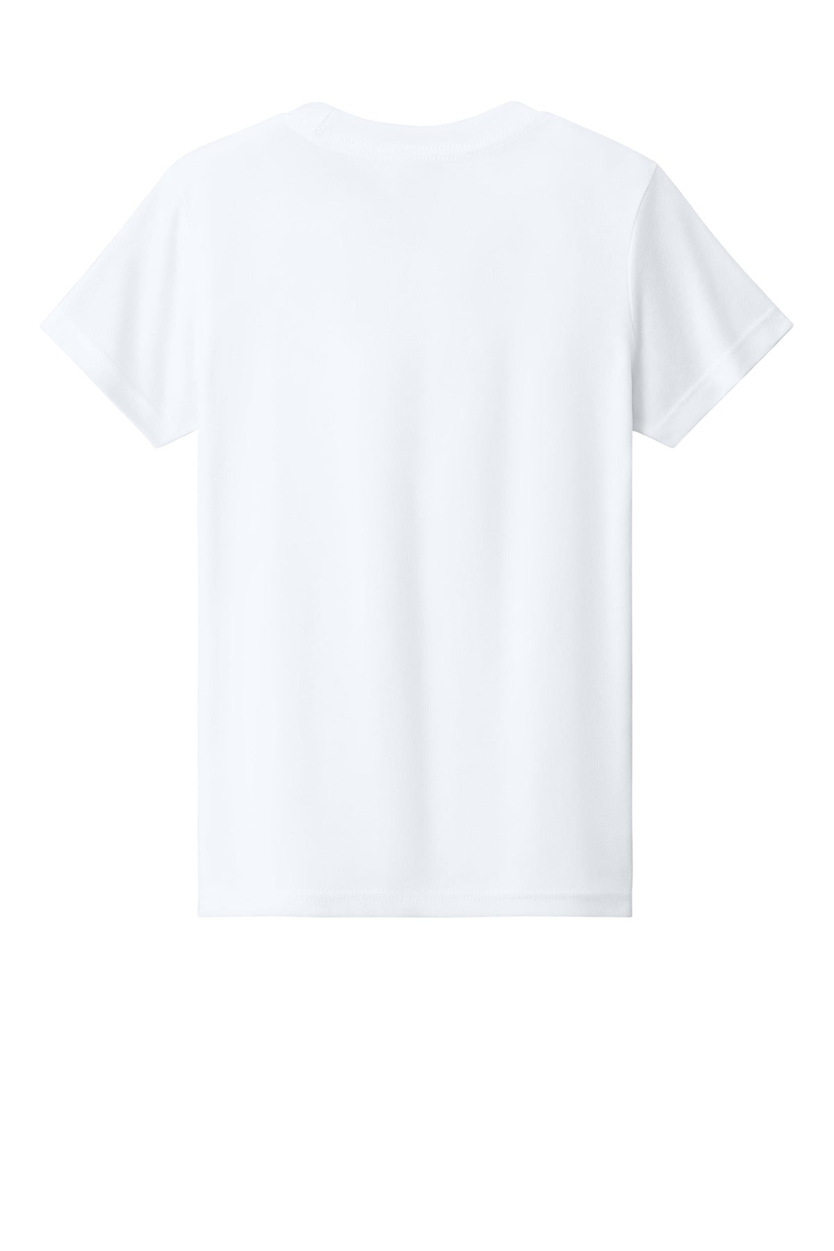 BELLA+CANVAS Youth Heather CVC Tee BC3001YCVC - Solid White Blend - back