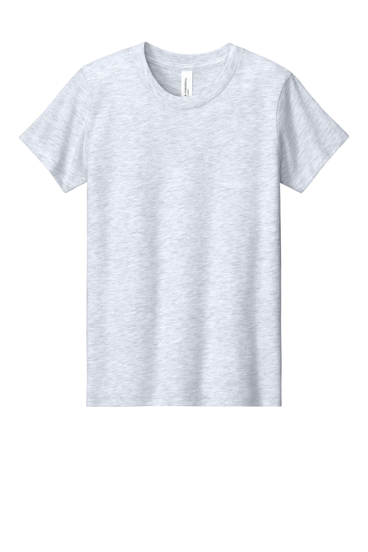 BELLA+CANVAS Youth Jersey Short Sleeve Tee. BC3001Y - Ash - front