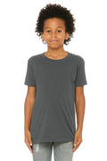 BELLA+CANVAS Youth Jersey Short Sleeve Tee. BC3001Y - Asphalt - front