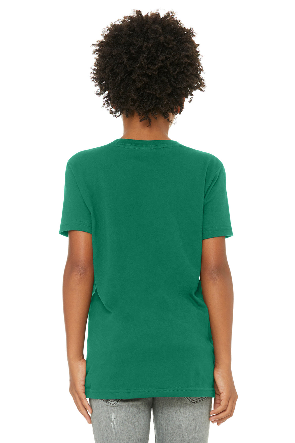 BELLA+CANVAS Youth Jersey Short Sleeve Tee. BC3001Y - Kelly - back