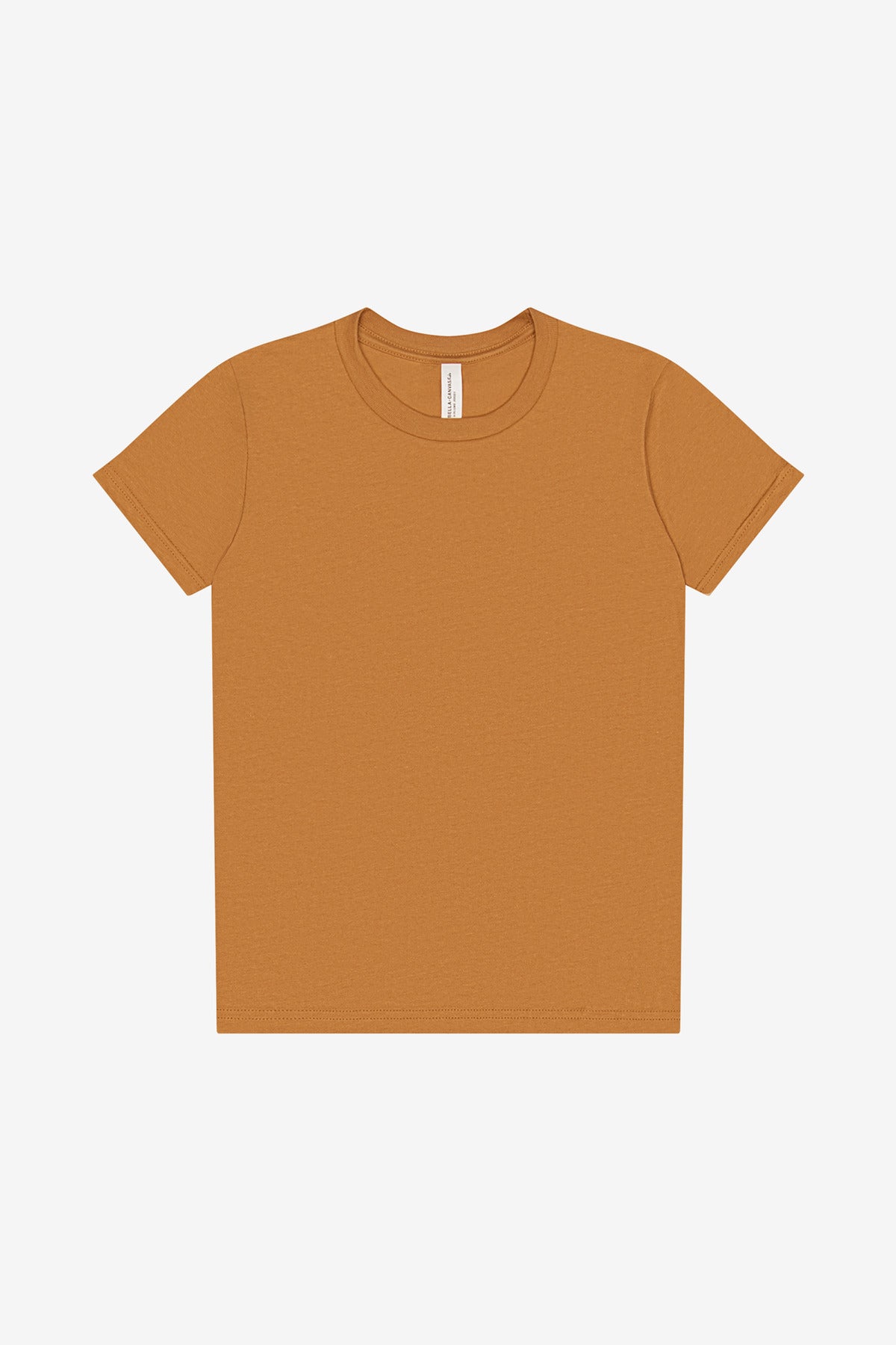 BELLA+CANVAS Youth Jersey Short Sleeve Tee. BC3001Y - Toast - front