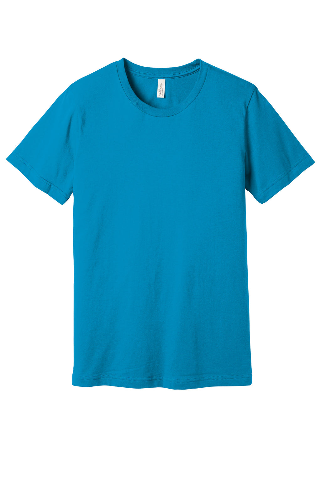 BELLA+CANVAS Unisex Jersey Short Sleeve Tee. BC3001 - Aqua - front