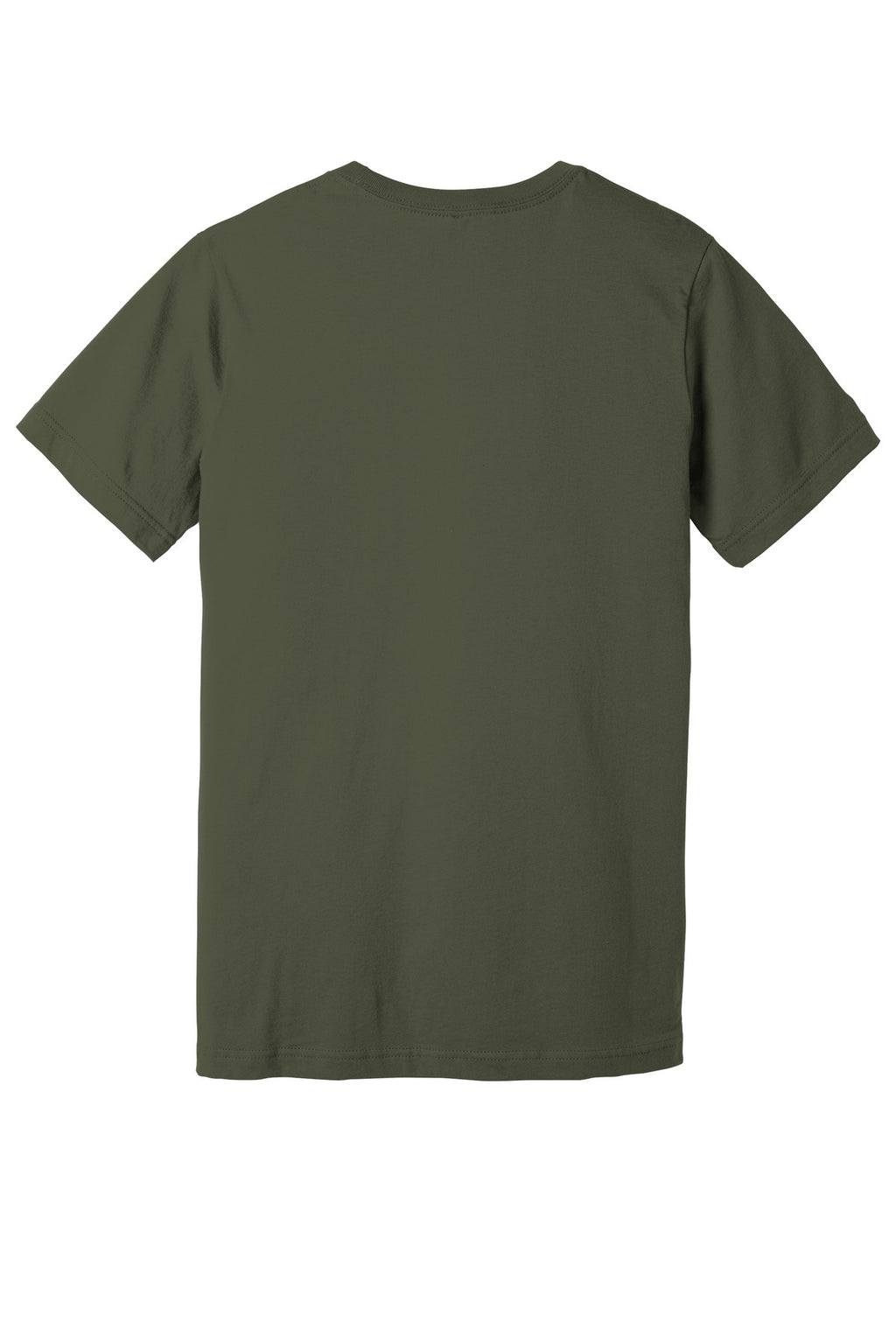 BELLA+CANVAS Unisex Jersey Short Sleeve Tee. BC3001 - Army - back