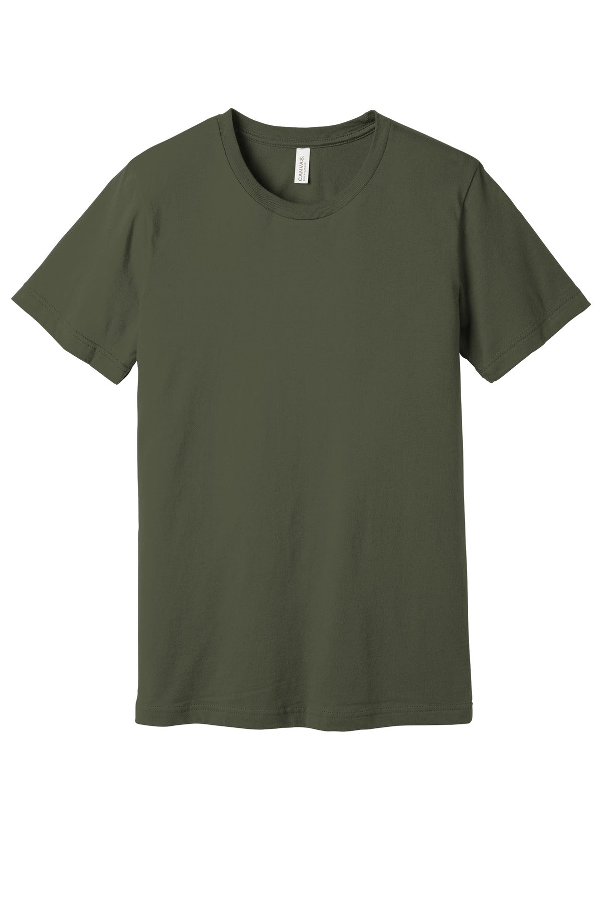 BELLA+CANVAS Unisex Jersey Short Sleeve Tee. BC3001 - Army - front