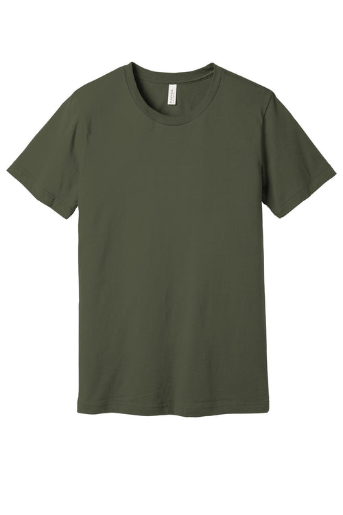 BELLA+CANVAS Unisex Jersey Short Sleeve Tee. BC3001 - Army - front