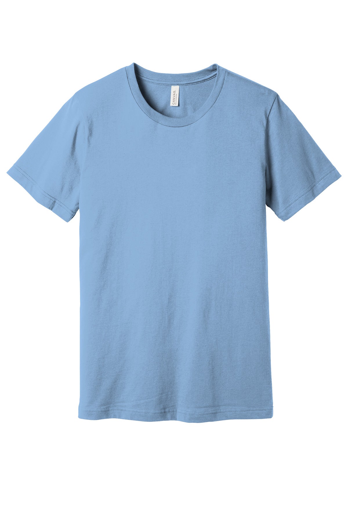 BELLA+CANVAS Unisex Jersey Short Sleeve Tee. BC3001 - Baby Blue - front
