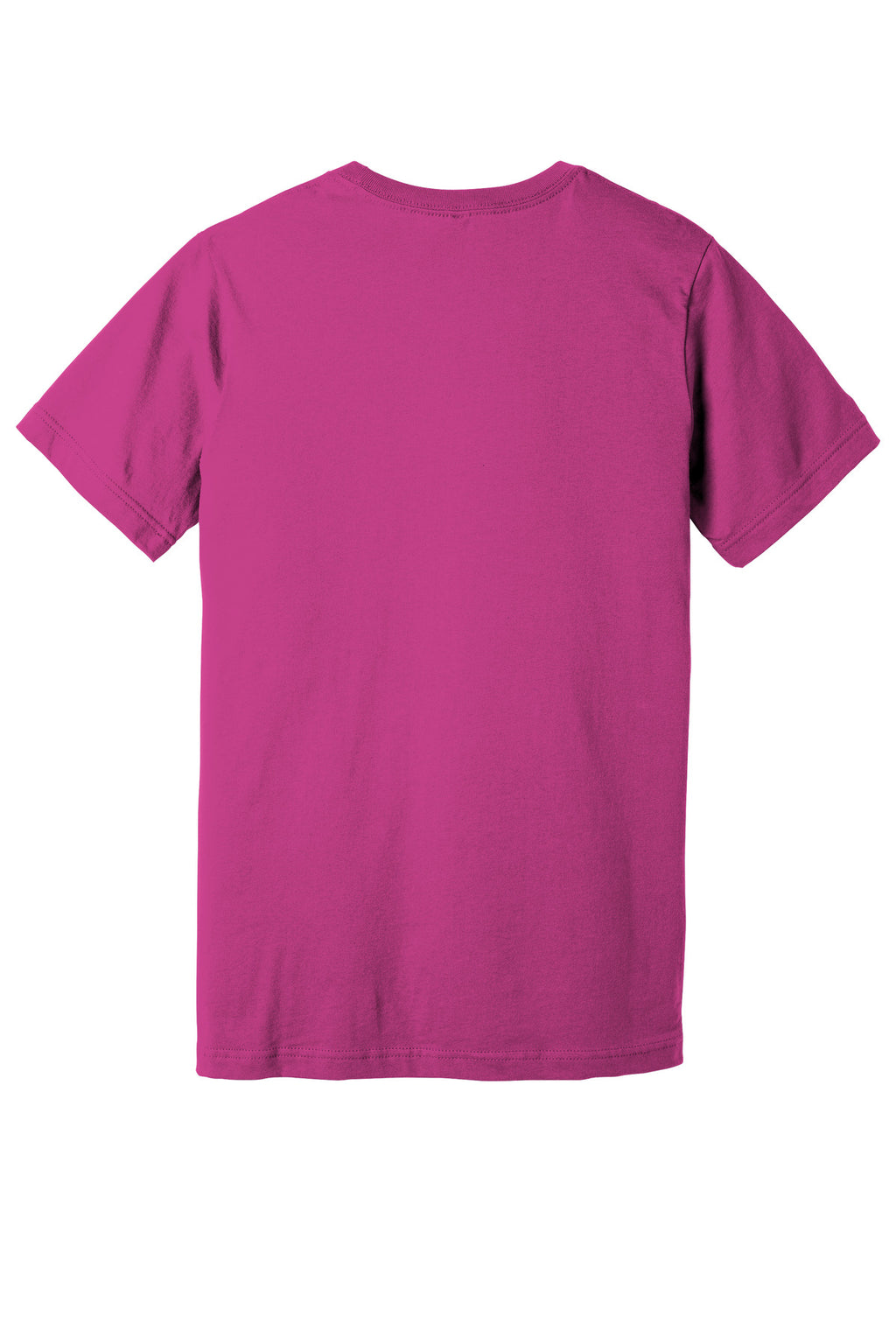 BELLA+CANVAS Unisex Jersey Short Sleeve Tee. BC3001 - Berry - back