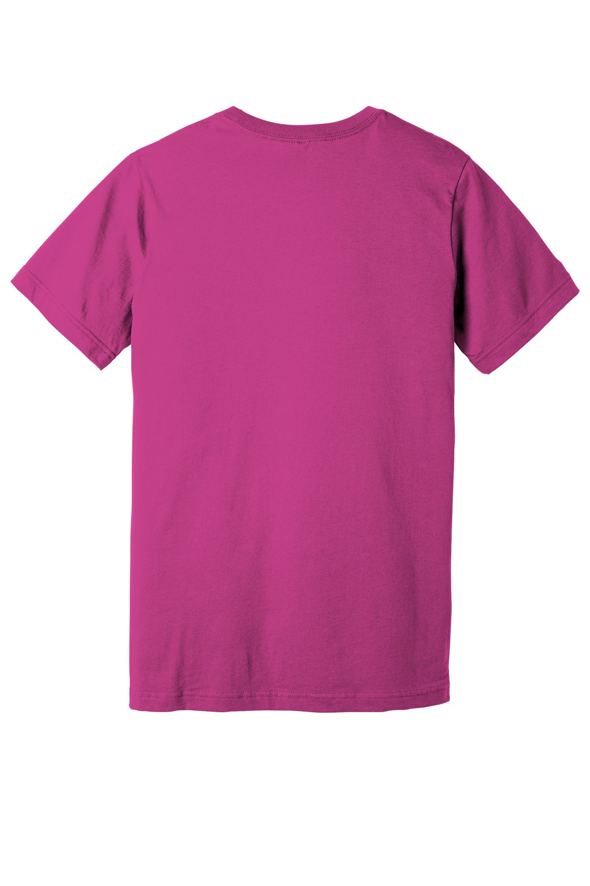 BELLA+CANVAS Unisex Jersey Short Sleeve Tee. BC3001 - Berry - back