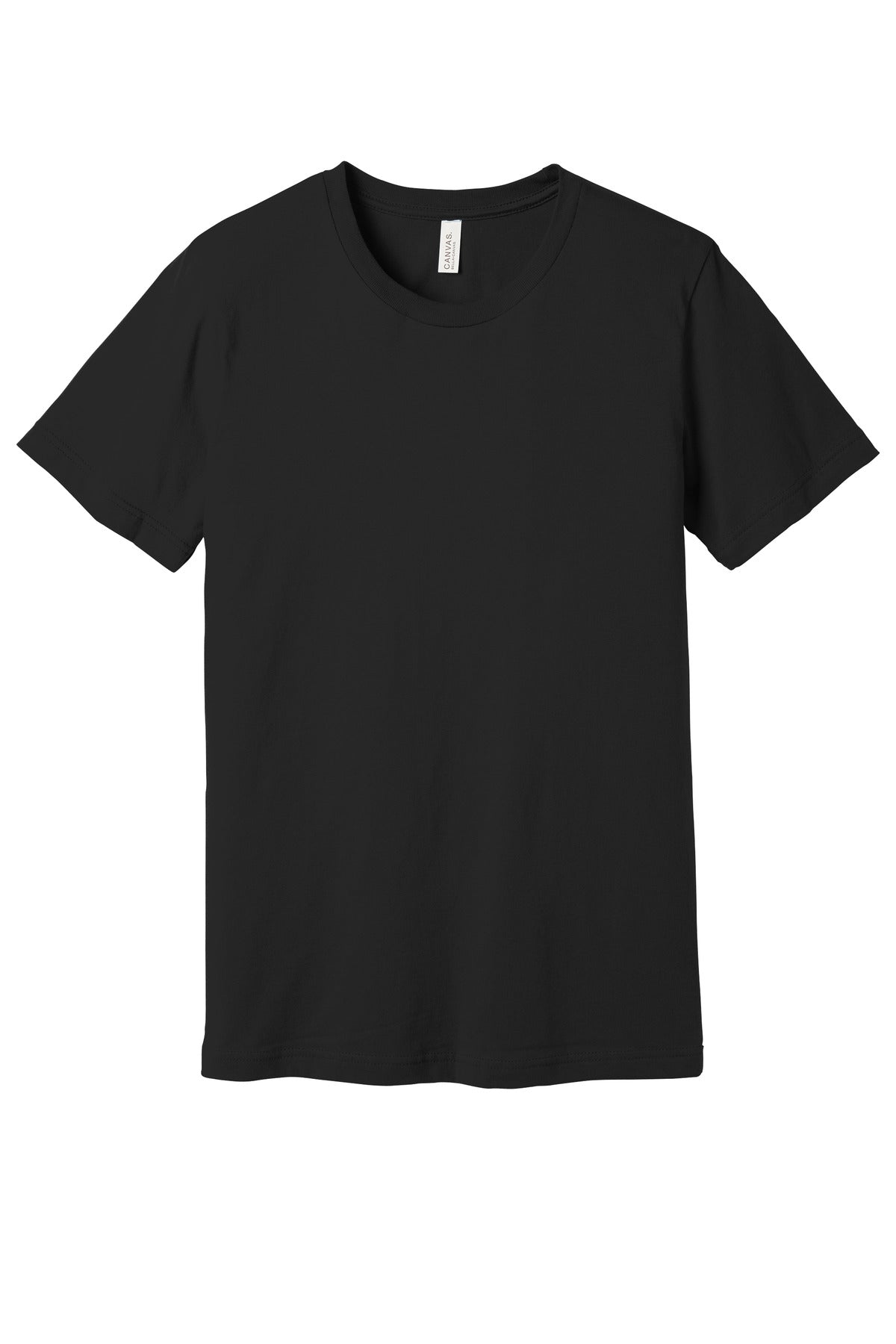 BELLA+CANVAS Unisex Jersey Short Sleeve Tee. BC3001 - Black - front