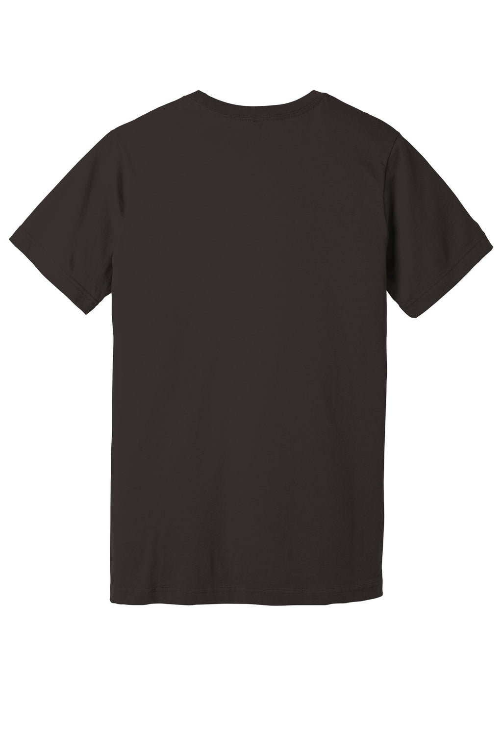 BELLA+CANVAS Unisex Jersey Short Sleeve Tee. BC3001 - Brown - back